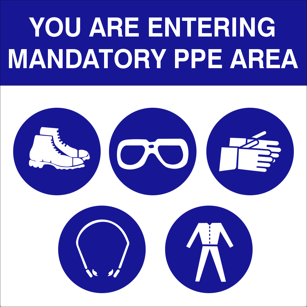 PPE Signs - Health & Safety Signs