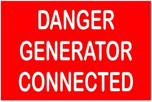 The Importance of Generator Safety Signs: Protecting Lives and Equipment