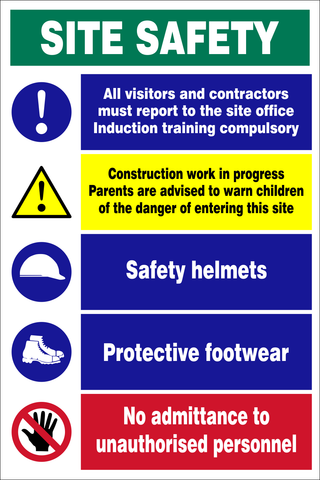 Site safety Construction sign (C41)