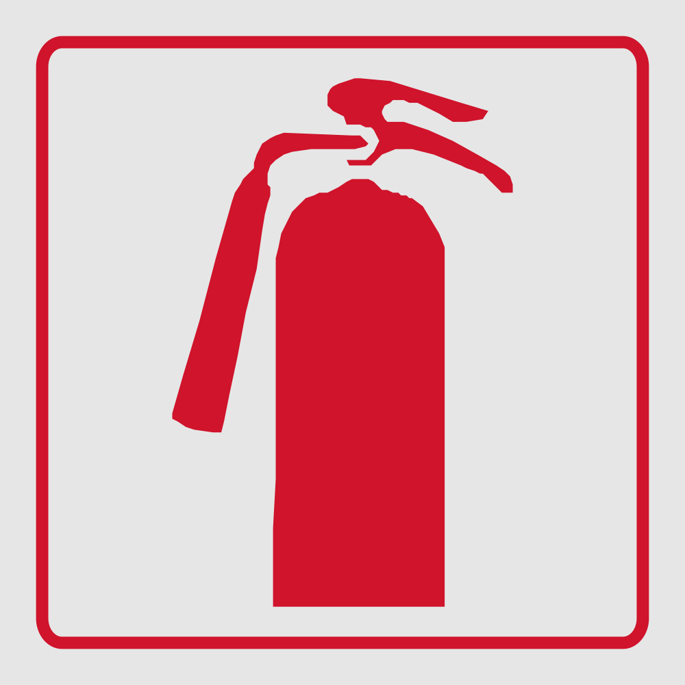 Fire Extinguisher reflective safety sign (FB02REF) | Safety Sign Online