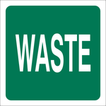 Waste safety sign  (IN30)