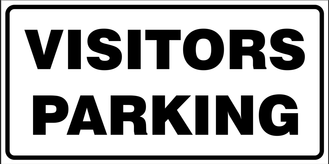 Visitors Parking safety sign (MV 36A) | Safety Sign Online