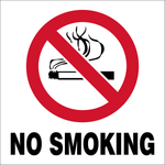No smoking safety sign (NS1)