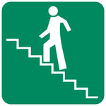 Stairs Going Up (Left) SABS safety sign (GA18.1)